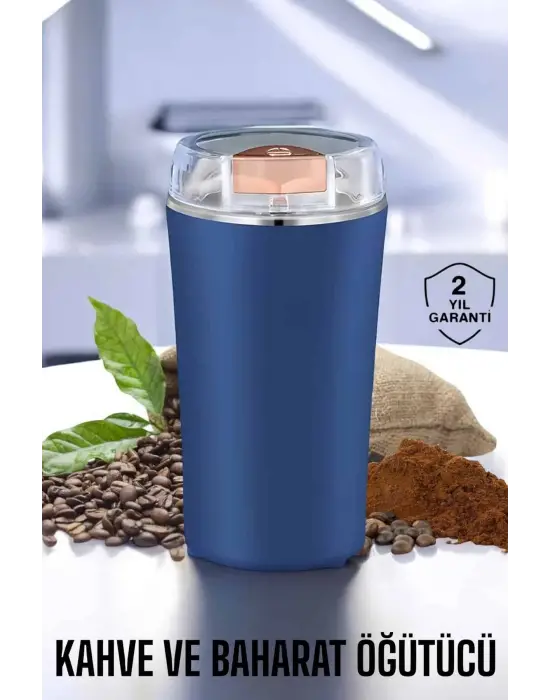 Kahve Ve Baharat Öğütücü Dayanıklı Paslanmaz Çelik Kolay Kullanım