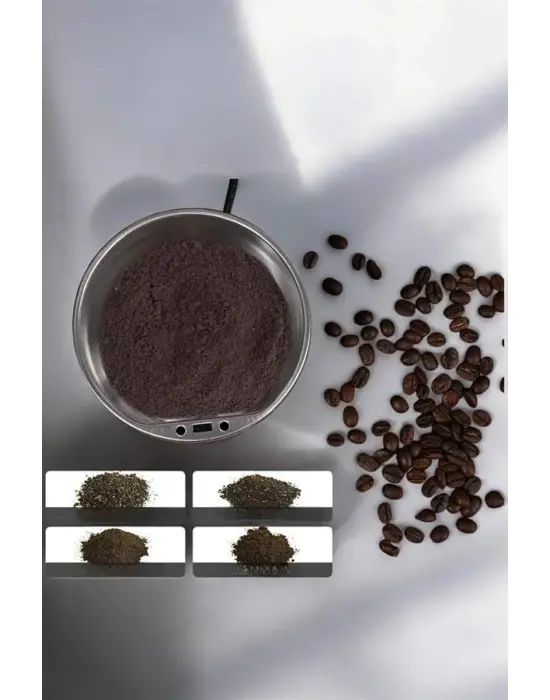 Kahve Ve Baharat Öğütücü Dayanıklı Paslanmaz Çelik Kolay Kullanım