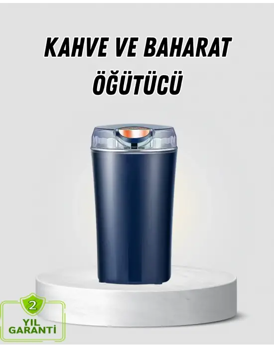 Kahve Ve Baharat Öğütücü Otomatik Mekanizmalı Dayanıklı Çelik