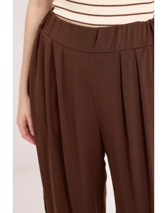 Kahverengi Şalvar Pantolon 6659