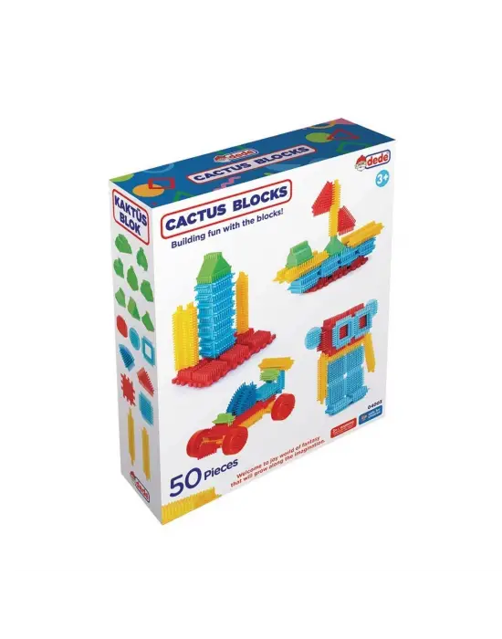 Omarı Kaktüs Blok Oyuncak Seti - 50 Parça