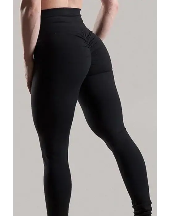 Kalçası Büzgülü Tayt