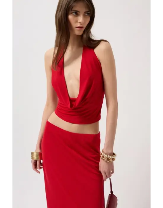 Omarı Kadife Kalem Etek Stili Efsane Koleksiyonunu Tamamlayacak Bir Parça