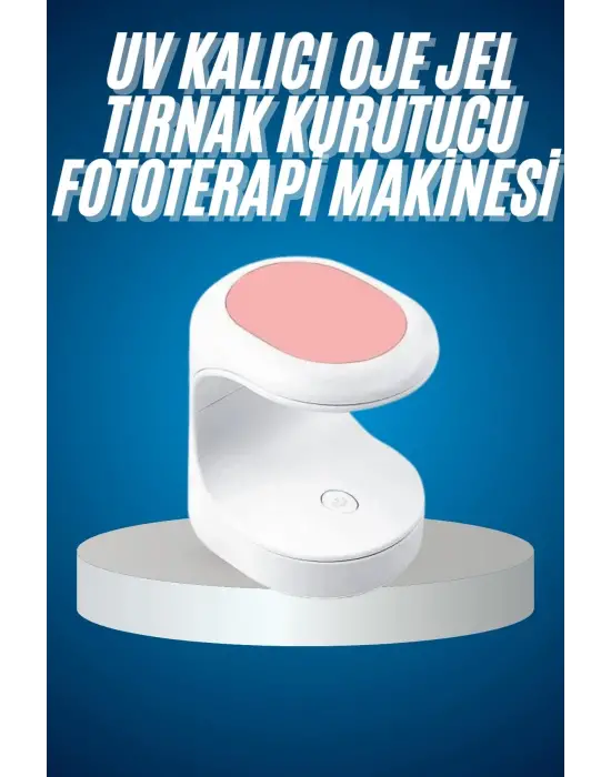 Kalıcı Oje Kurutucu Uv Led Teknolojisi Taşınabilir Mini Tırnak Kurutucu