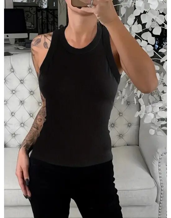 Omarı Kalın Fitilli Kadın Şardonlu Kaşkorse Bluz