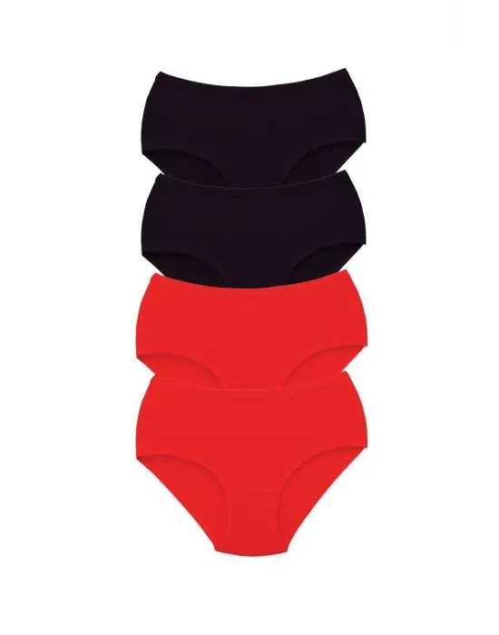 Omarı Yüksek Bel Kalın Lastikli Kadın Külot Seti