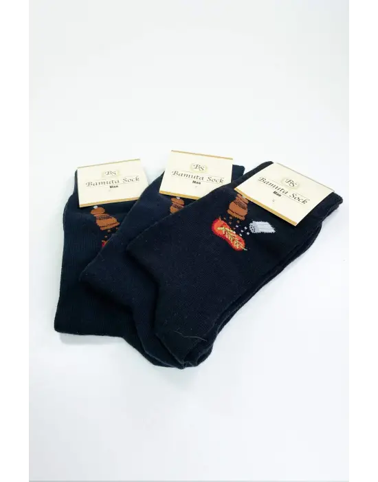 Omarı Sıkı Dokuma Kalın Uzun Çoraplar