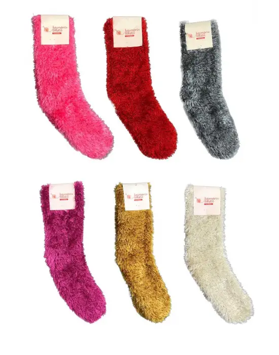 Omarı Sıcak Tutucu Dikişsiz Ev Çorabı Seti