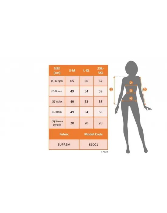 Omarı Kalp Baskılı Kadın Kısa Kollu Bisiklet Yaka Bluz