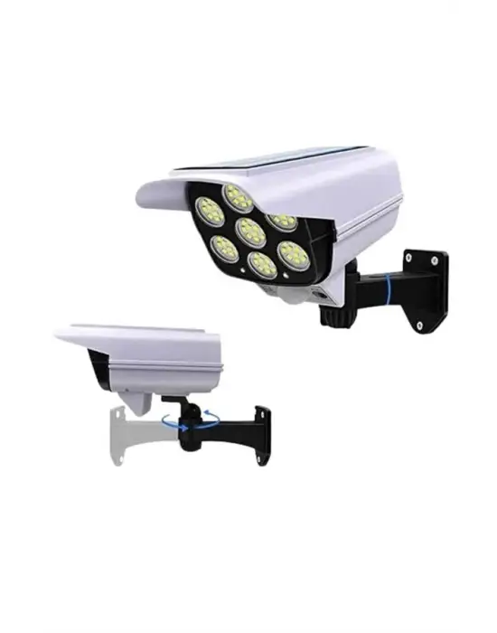 Kamera Görünümlü Led Lamba Dönebilen Bahçe Aydınlatması Duvar Lambası