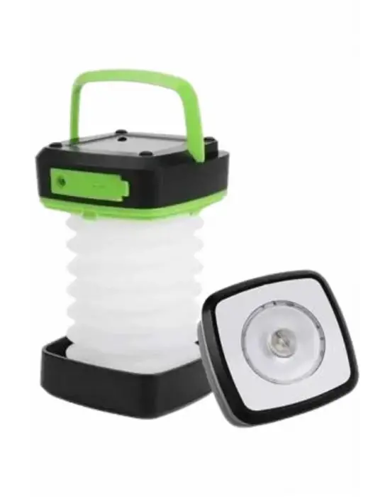 Omarı Güneş Enerjili Portatif Kamp Feneri Işıldak Şarjlı