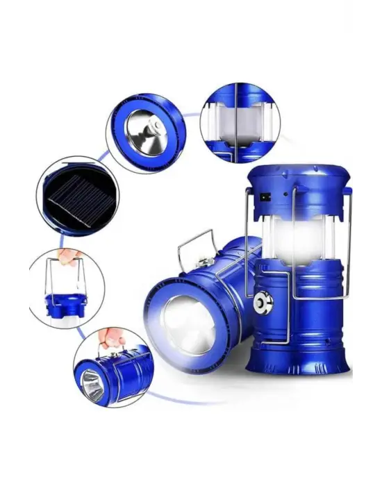 Kamp Lambası El Feneri Askılı Büyük Boy Usb Şarjlı Işıldak