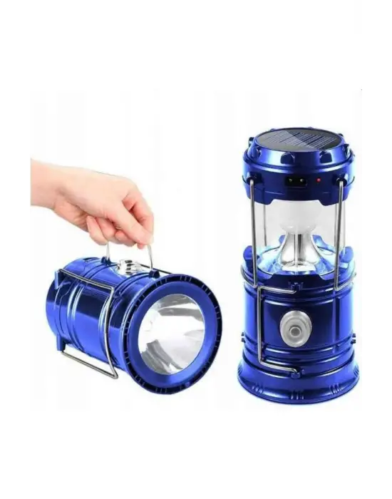 Kamp Lambası Güneş Enerjili Led Lamba Işıldak Şarjlı Powerbank Özellikli