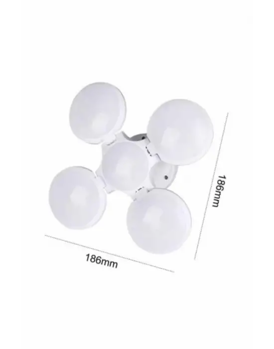 Kamp Lambası Güneş Enerjili Solar 5 Kanatlı Katlanır Lamba Karavan