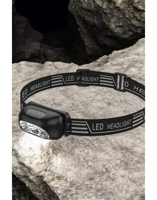 Kamp Lambası Led Işık Kafa Lambası Balıkçı Lambası Ayarlanabilir