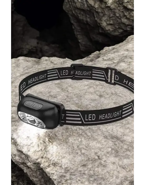 Kamp Lambası Led Işık Kafa Lambası Balıkçı Lambası Ayarlanabilir