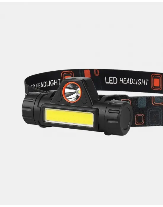 Kamp Ve Doğa İçin Şarjlı Led Baş Feneri – Mıknatıslı, Su Geçirmez