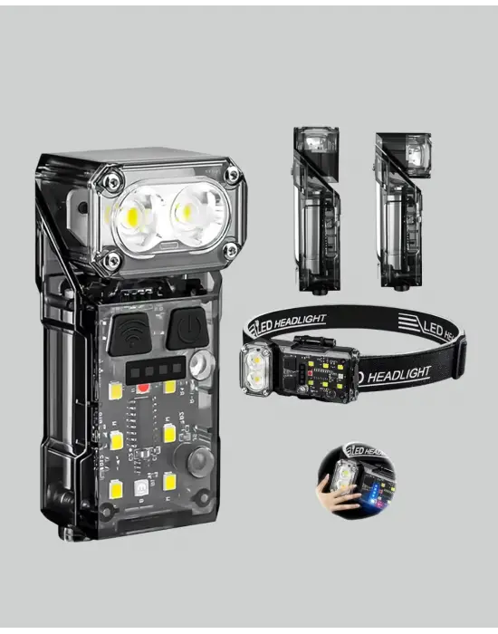 Kamp Ve Outdoor İçin Led Far 10 Saat Pil Sensörlü Manyetik