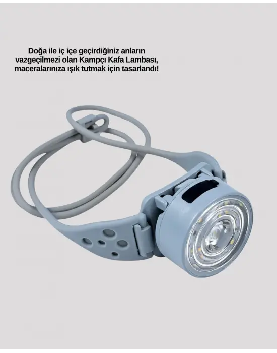 Kampçı Kafa Lambası Su Geçirmez Çok Modlu Led