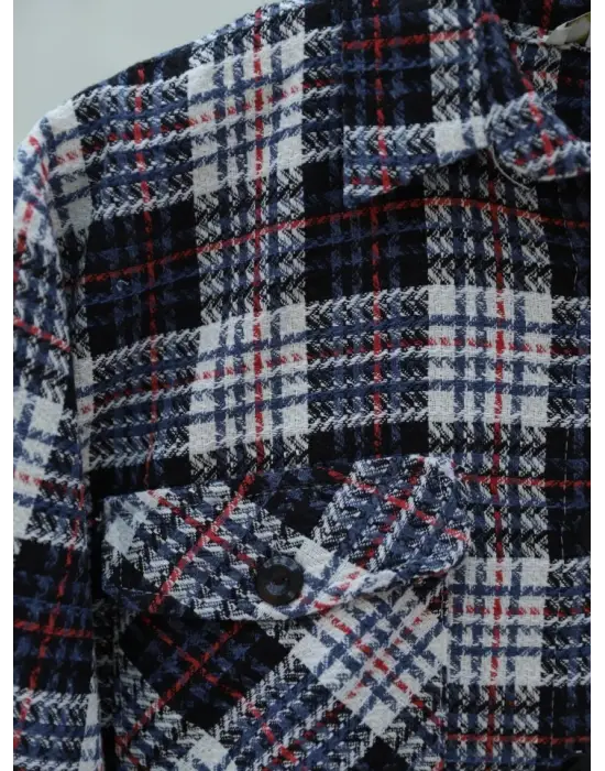 Kapaklı Cepli Tüvit Gömlek   -Laci