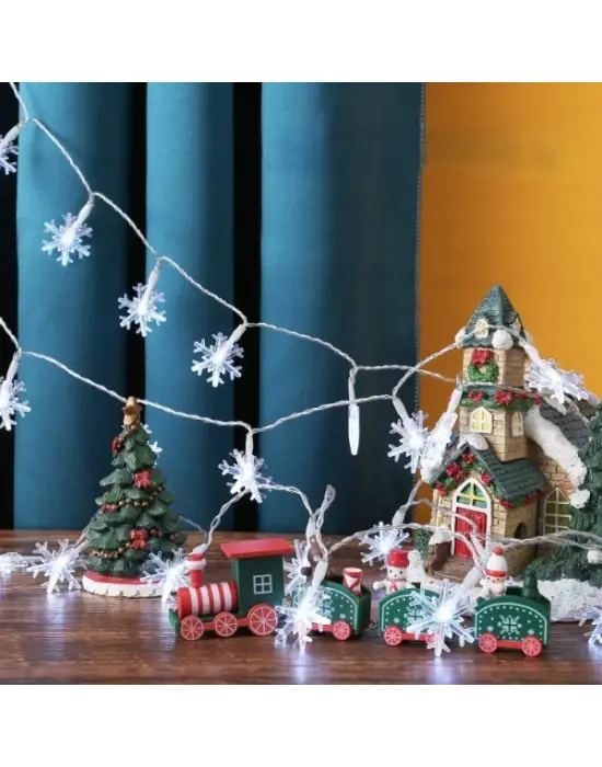 Kar Tanesi Tasarımlı 20 Led Usb Aydınlatma