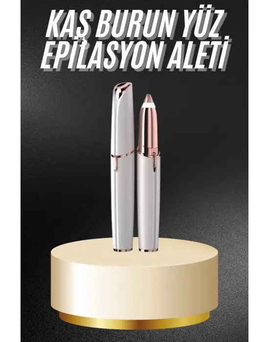 Kaş Bıyık Tüy Epilasyon Aleti Pilli Yüz Kaş Epilatör Kıl Tüy Alma Epilasyon
