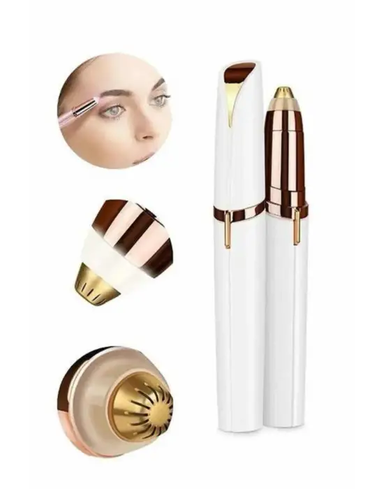 Kaş Bıyık Tüy Epilasyon Aleti Pilli Yüz Kaş Epilatör Kıl Tüy Alma Epilasyon