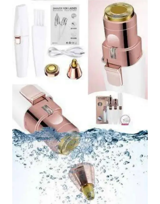 Kaş Burun Ve Yüz Epilasyon Aleti Kablosuz Şarjlı Kökten Alan Epilasyon Aleti