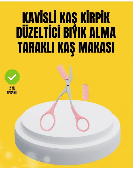 Kaş, Kirpik Ve Tırnak Çevresi Temizliği İçin Çok Fonksiyonlu Makas