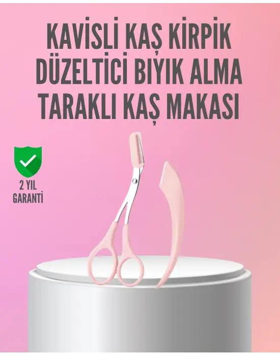 Kaş Ve Kirpik Şekillendirme İçin Yüz Bakım Makası