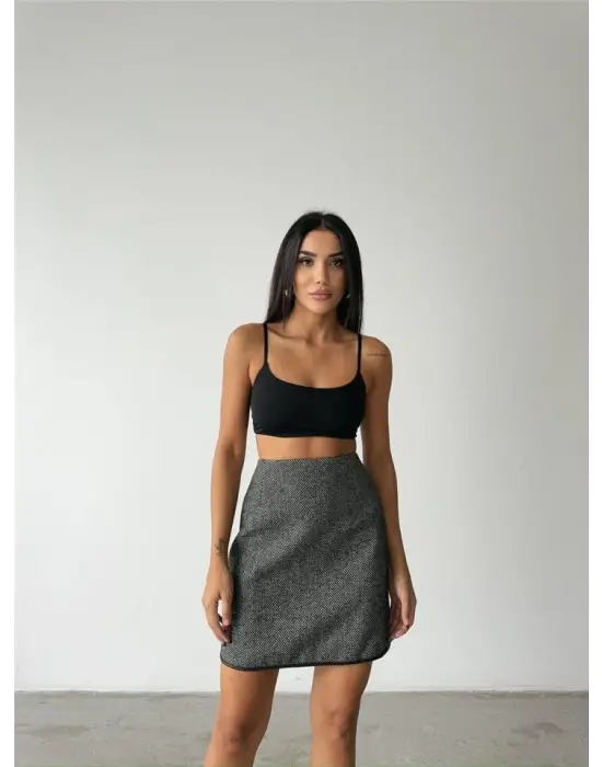 KAŞE KISA ETEK - Siyah