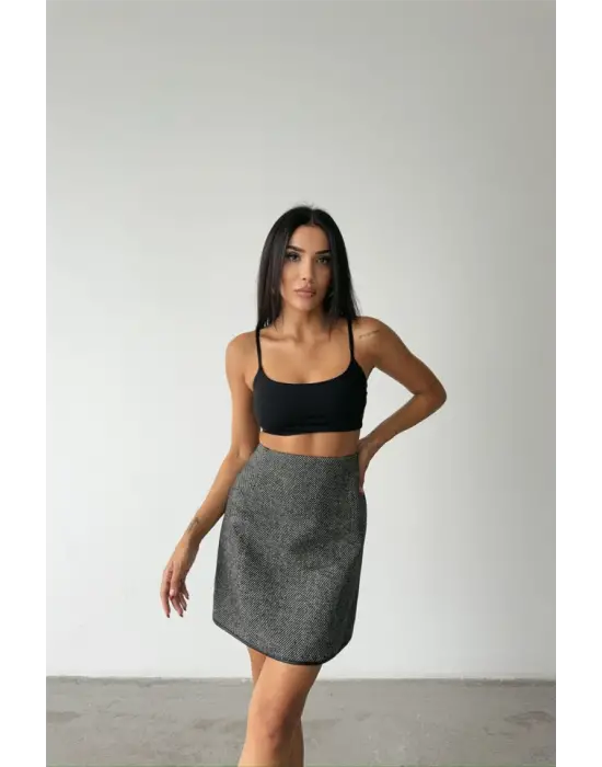 KAŞE KISA ETEK - Siyah