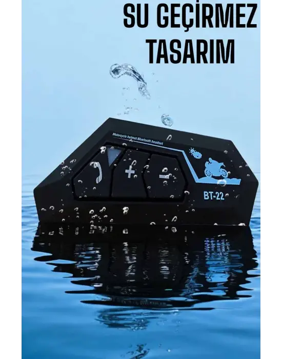 Kask Kulaklığı Motosiklet Intercom Interkom Dinleme Konuşma Özellikli Su Geçirmez