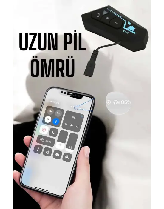 Kask Kulaklık Bluetooth Motosiklet Kulaklık Intercom Su Geçirmez