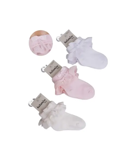 Katamino Adriyan Aks. Kız Bebek Soket Çorap K46341 Asorti