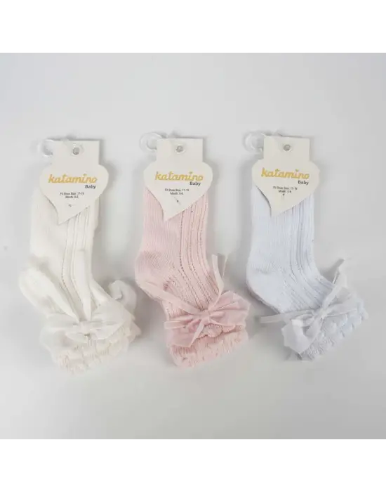Omarı Renkli Katamino Bebek Soket Çorap Seti