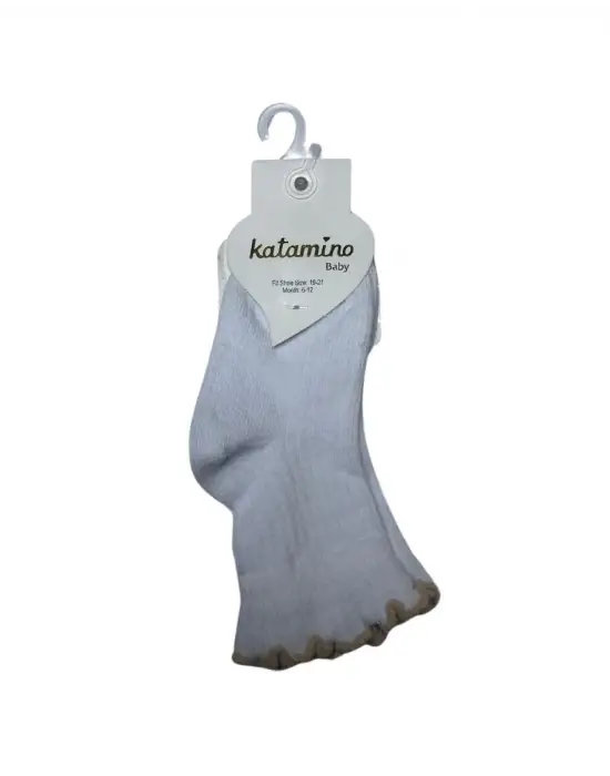 Omarı Yumuşak Pamuklu Kız Bebek Soket Çorap