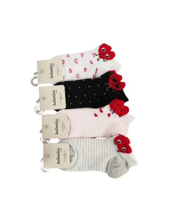 Katamino Meksiko Kız Patik Çorap K20414 Asorti