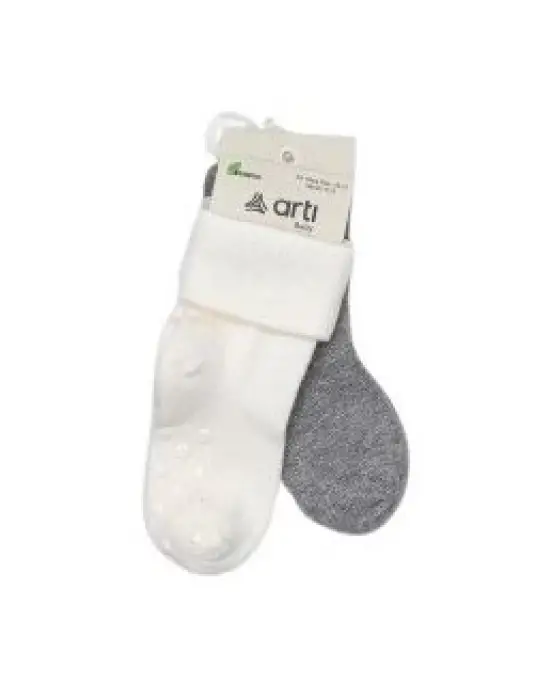 Omarı Absli Modal Erkek Bebek Çorap Seti K44092