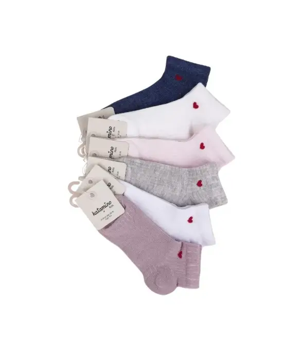 Katamino Palopa Kız Patik Çorap 200513 Asorti