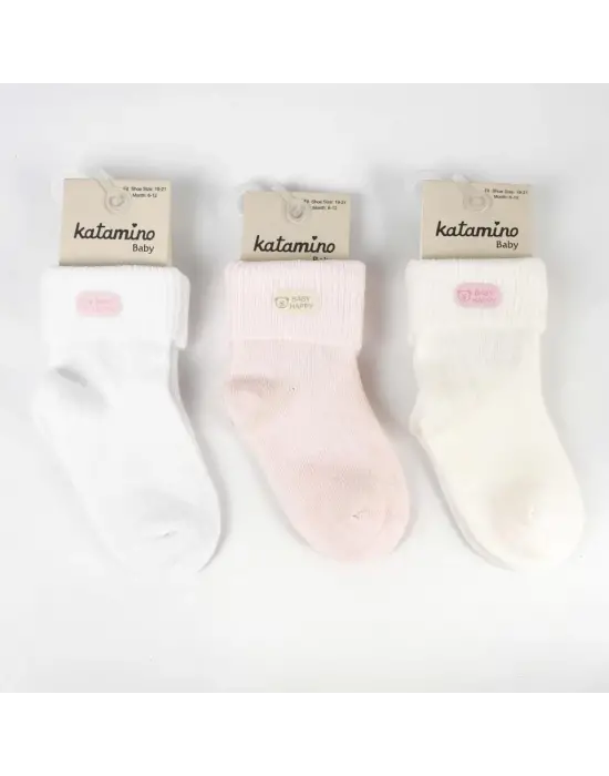 Omarı Eğlenceli Desenli Bebek Soket Çorap Seti