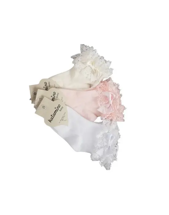 Katamino Tanla Aks Kız Bebek Soket Çorap K46305 Asorti