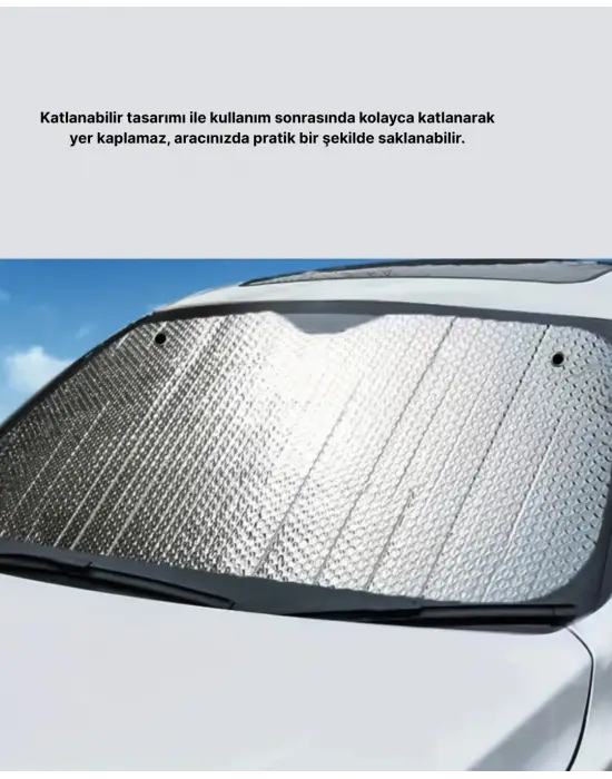Katlanabilir Araba Güneşliği – Uv Işınlarına Karşı Maksimum Koruma