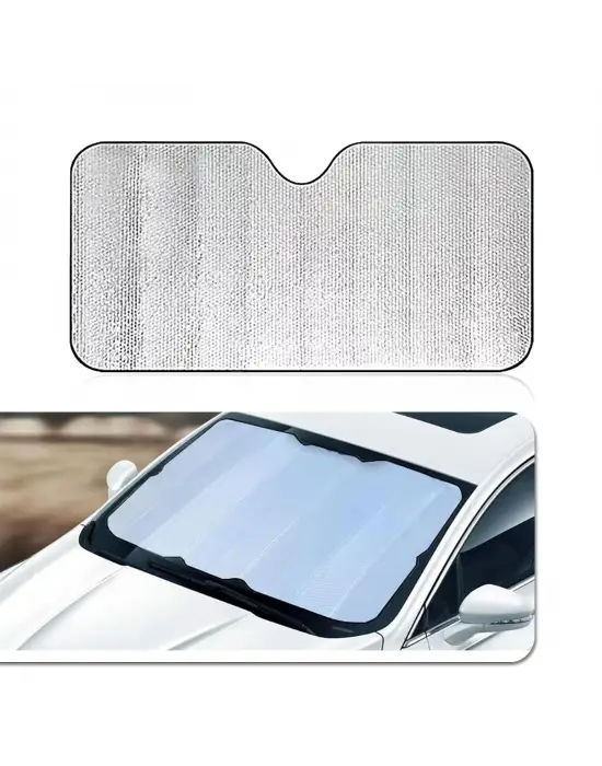 Katlanabilir Araç Ön Cam Güneşlik Isı Ve Işık Önleyici Honda Civic Peugeot 3008 Volkswagen Passat Nissan Qashqai