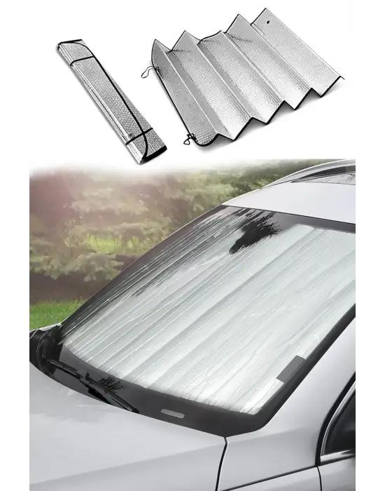 Katlanabilir Oto Ön Cam Güneş Koruma Isı Yalıtımlı Peugeot 3008 Nissan Qashqai Honda Civic Volkswagen Passat