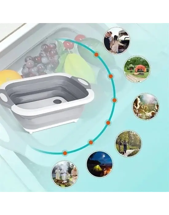 Omarı Pratik Katlanabilir Kesme Tahtası