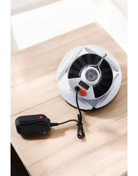 Katlanabilir Taşınabilir Kamp Lambası Işıldak Beyaz Işık Güneş Enerjili Solar Aydınlatma