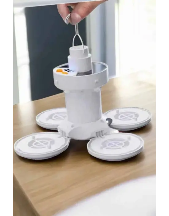 Katlanabilir Taşınabilir Kamp Lambası Işıldak Beyaz Işık Güneş Enerjili Solar Aydınlatma