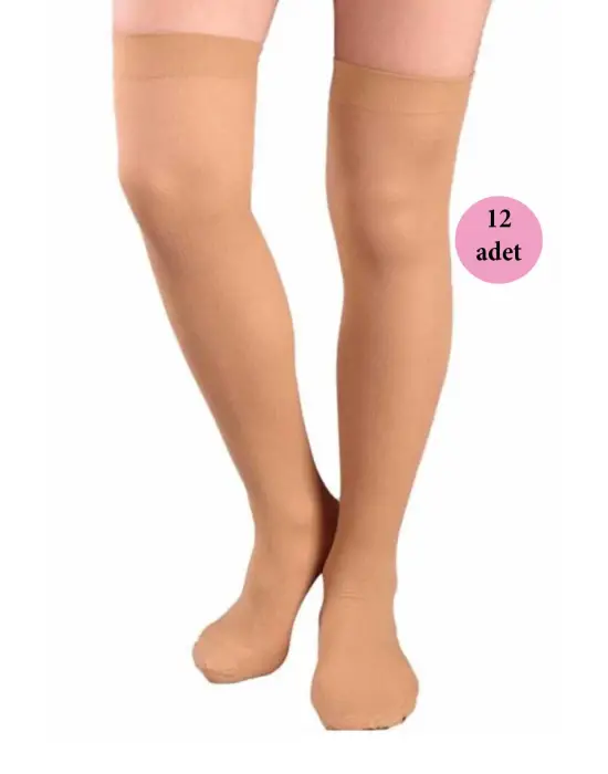 Omarı Sıkı Tutuşlu Lastikli Çorap Seti 70 Denye