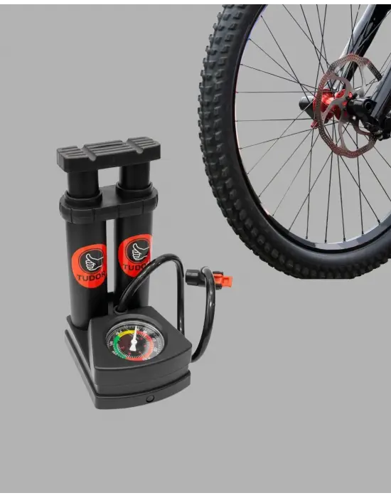 Kaymaz Pedallı Ayaklı Hava Pompası Tüm Supap Uyumlu